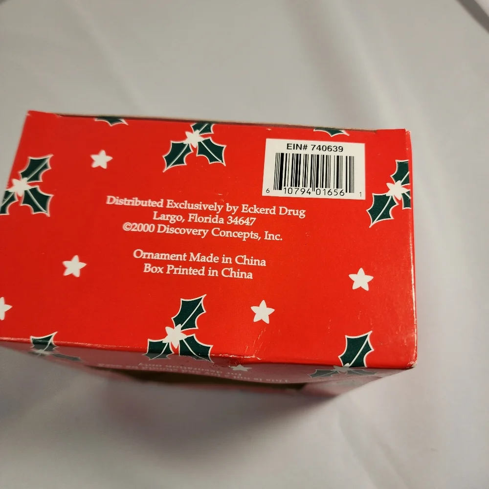 Vintage Y2K 2000 Eckerd Elf on A Computer Christmas Ornament Limited EDITION